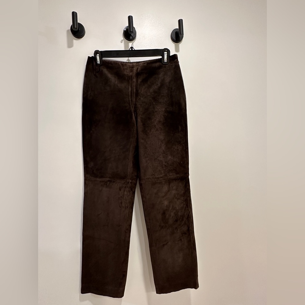 Pants Solid Scuba Suede